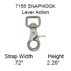 Metal swivel snap hooks from Rome Fastener