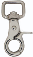 Metal swivel snap hooks from Rome Fastener