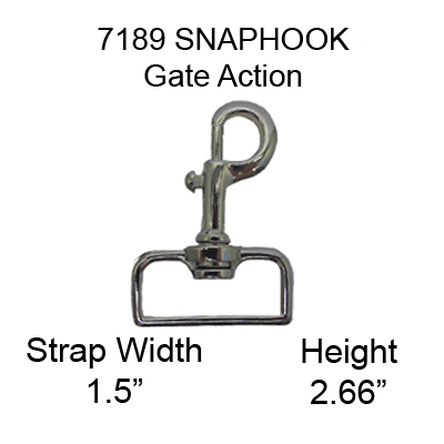 Metal swivel snap hooks from Rome Fastener